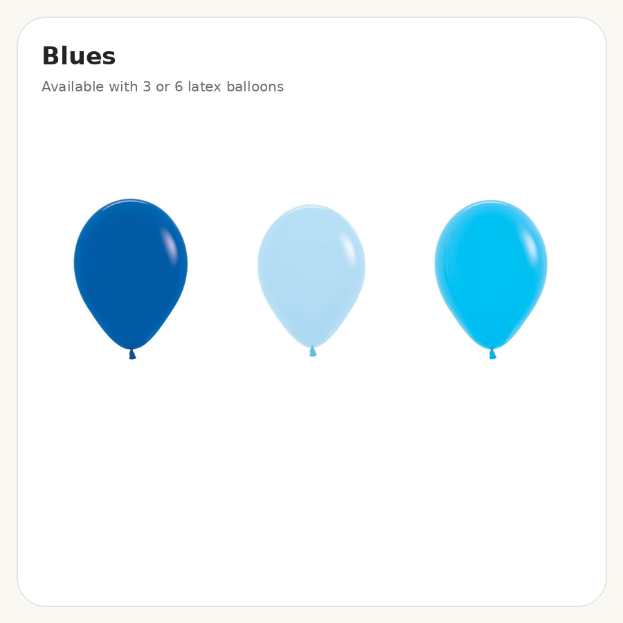 Blues balloon combination