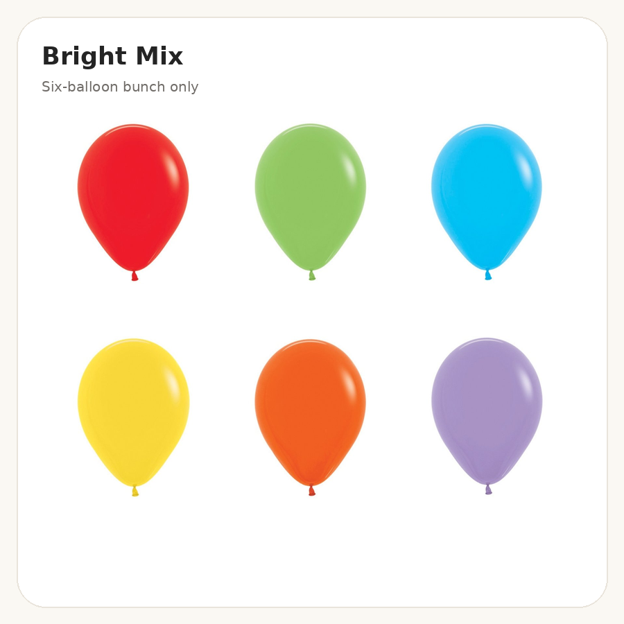 Bright Mix balloon combination