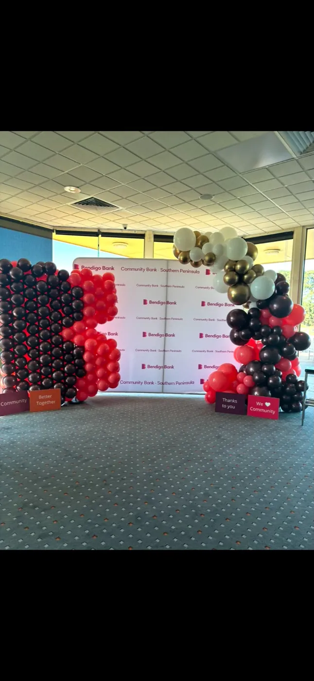 Bendigo Bank corporate event backdrop