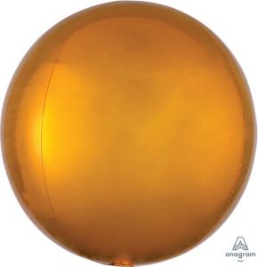 Gold Floral Orb Balloon Box