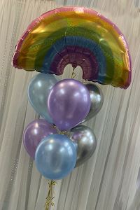 Rainbow Balloon Bunch
