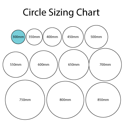 Acrylic Circle – 300mm | Good Cents Arty Party