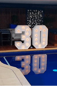 Double LED Marquee Numbers (For Sale)