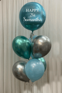 Personalised Orb Balloon bunch