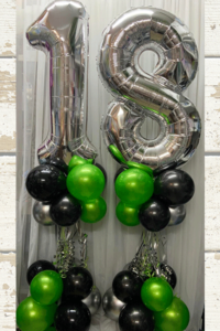 Double Stand Large Foil Balloon Numbers