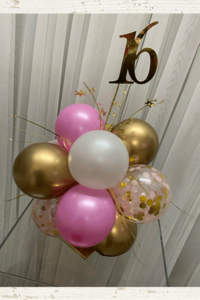Sparkle Balloon Ball - Milestone and confetti
