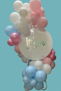 Acrylic Circle, Easel & Garland
