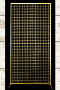 Gold Rectangle Mesh Backdrop