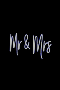Mr & Mrs Neon LED sign