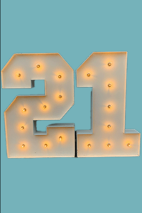 Pair of Marquee LED Lights #21- HIRE