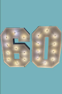 Pair of Marquee LED Lights #60- HIRE