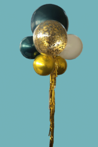 Floating organic balloon bunch