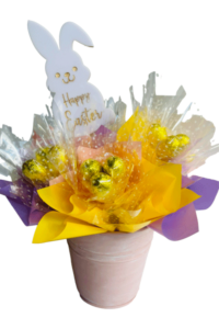 Easter egg flower bucket