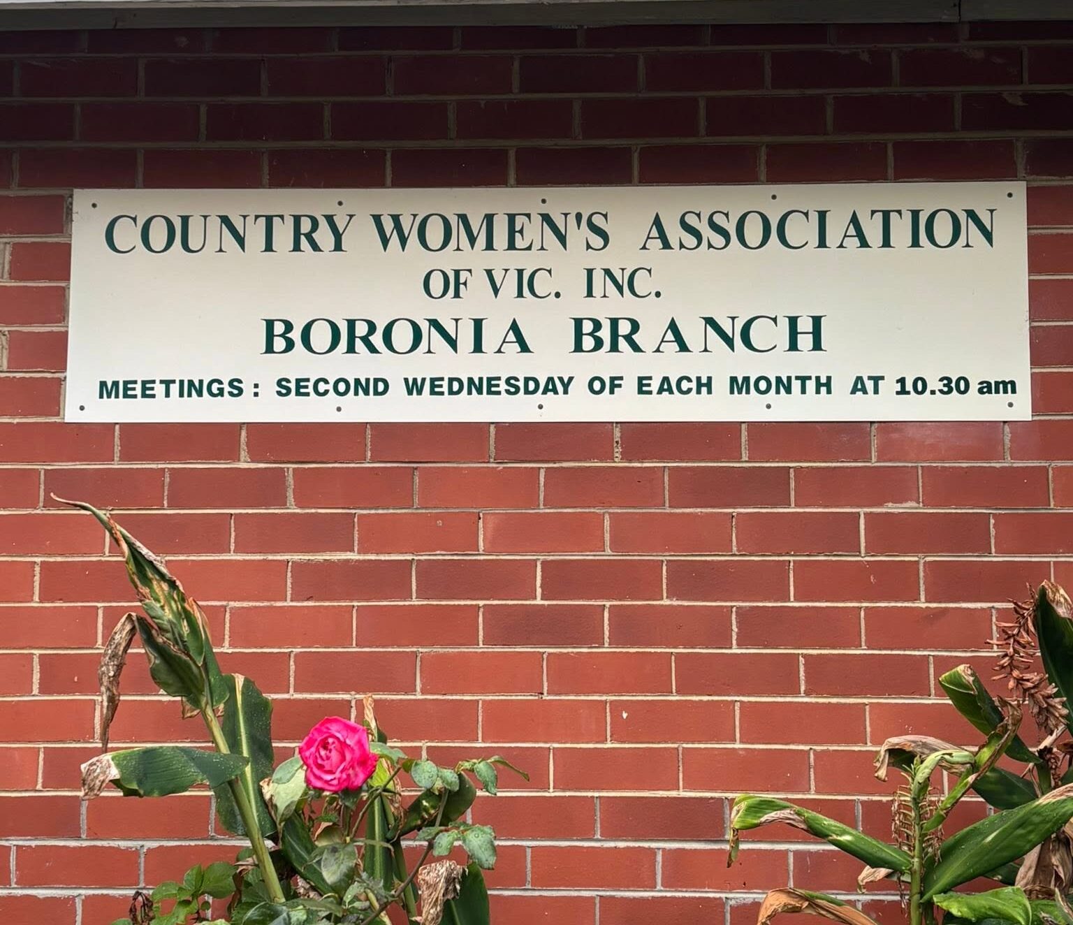 hall sign
