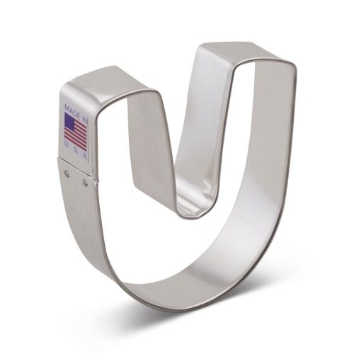 Cookie Cutter Letter U 3in — illustrative reference; actual product differs as described