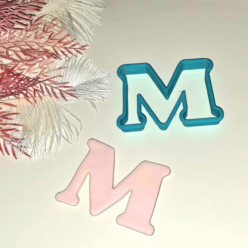 Queenie Cookie Cutters - Letter M — illustrative reference; actual product differs as described