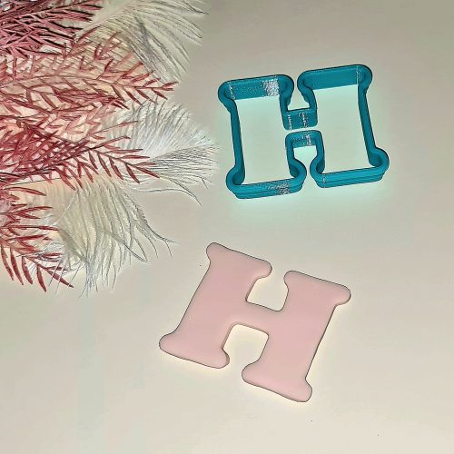 Queenie Cookie Cutters - Letter H — illustrative reference; actual product differs as described