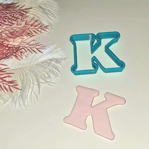 Queenie Cookie Cutters - Letter K — illustrative reference; actual product differs as described