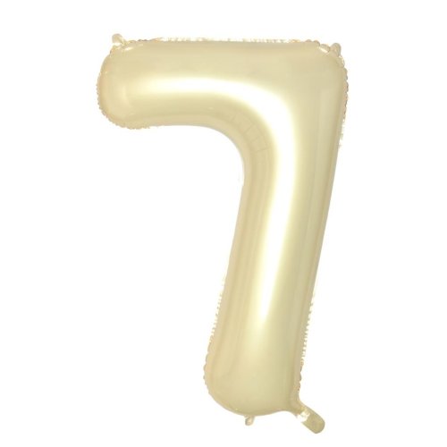 34-inch luxe gold foil number 7 balloon