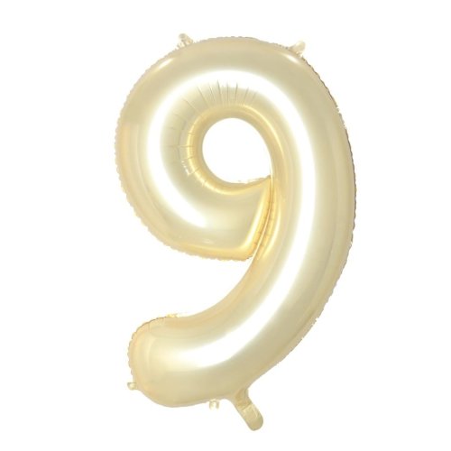 34-inch luxe gold foil number 9 balloon