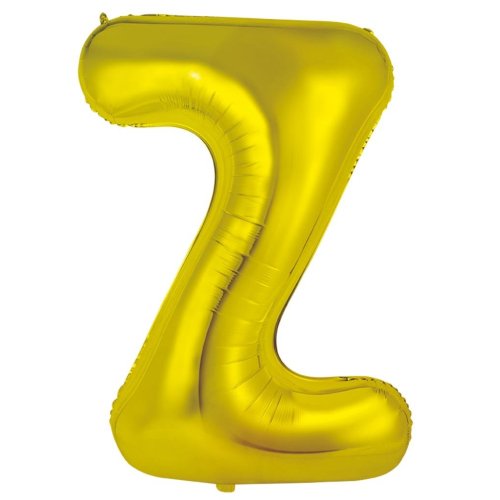 34-inch gold foil balloon letter z