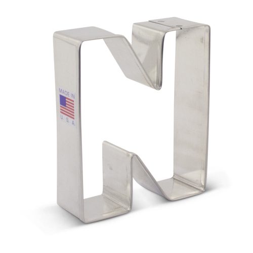 Cookie Cutter Letter N 3in — illustrative reference; actual product differs as described