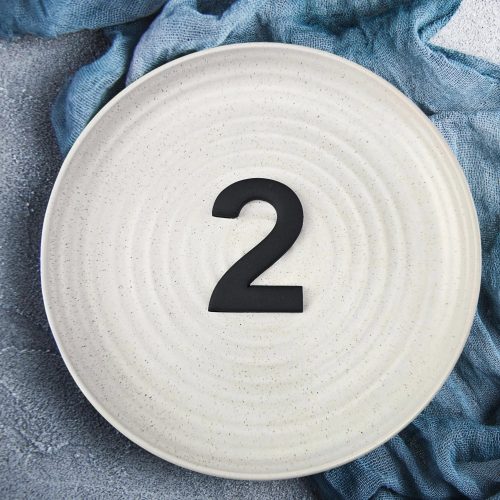 Number Cutter #2 — illustrative reference; actual product differs as described