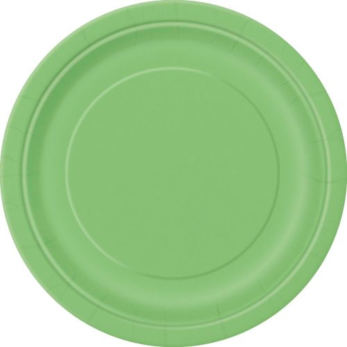 Lime Green 8 x 18cm (7") Paper Plates