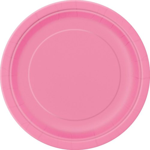 Hot Pink 8 x 23cm (9") Paper Plates