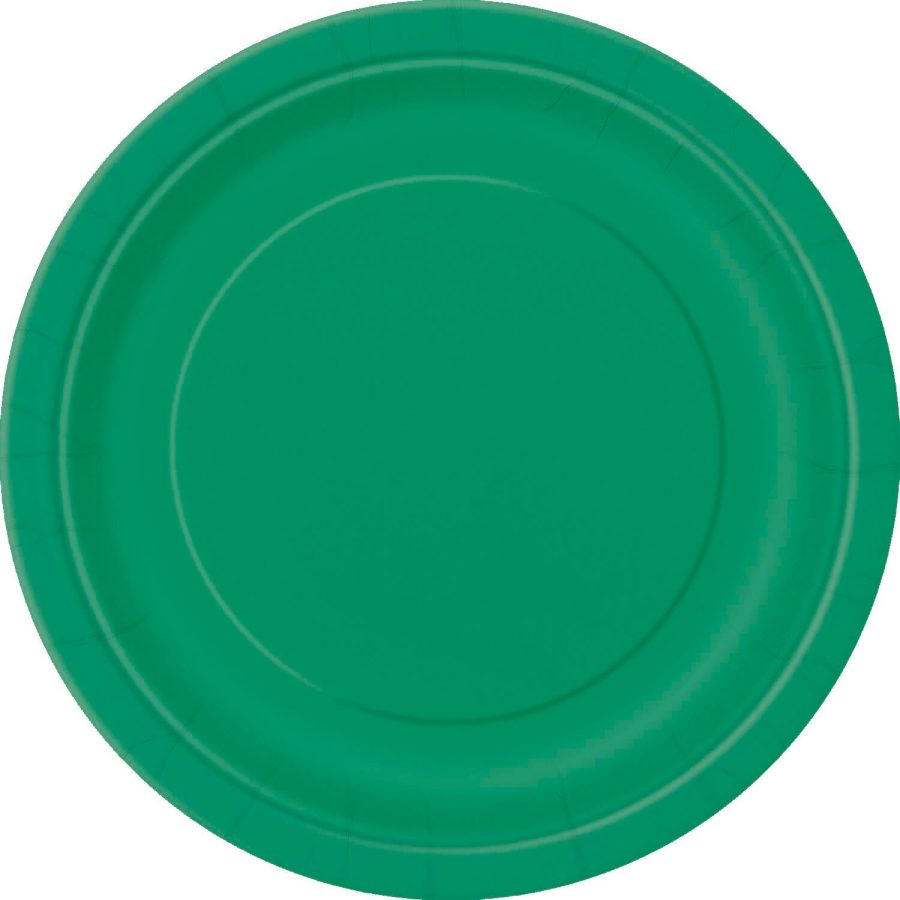 Emerald Green 8 x 18cm (7") Paper Plates