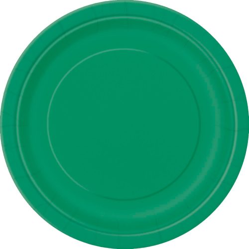 Emerald Green 8 x 23cm (9") Paper Plates