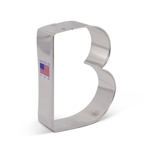 Cookie Cutter Letter B 3in — illustrative reference; actual product differs as described
