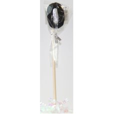 Alpen Black Glitter Number 0 Candle on a Stick