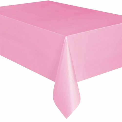 Lovely Pink Plastic Tablecover Rectangle 137cm x 274cm (54" x 108")