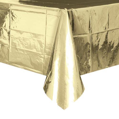 Metallic Gold Foil Tablecover Rectangle 137cm x 274cm (54" x 108")
