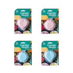 Silicone Style Cup Cake Mould Mini Dia7x3.5cm 10pk