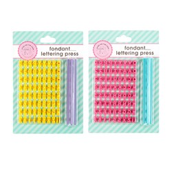 Cake Fondant Lettering Press Set