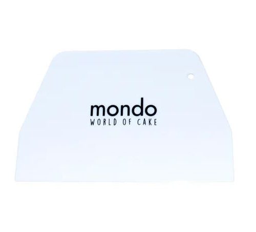 Mondo Icing Scraper Plastic - 194 x 125mm