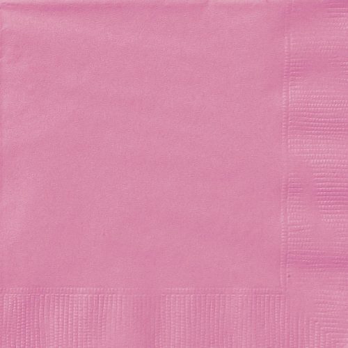 Hot Pink 20 Beverage Napkins 2ply 25.4cm x 25.4cm (10" x 10")