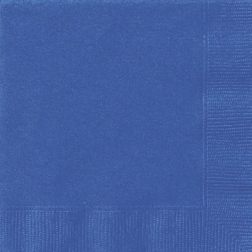 Royal Blue 20 Luncheon Napkins 2ply 33cm x 33cm (13" x 13")
