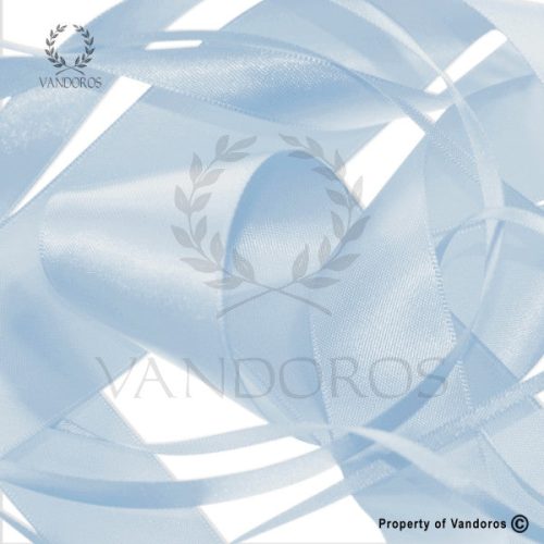 Ribbon Poly Satin Baby Blue 38mm — illustrative reference; actual product differs as described