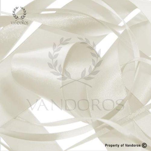 RIBBON POLY SATIN IVORY 10MM — illustrative reference; actual product differs as described