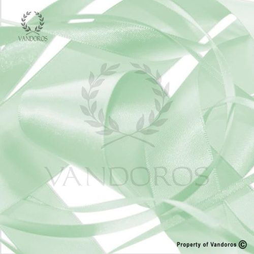 RIBBON POLY SATIN MINT 15MM — illustrative reference; actual product differs as described