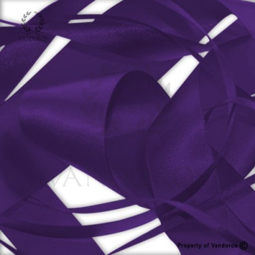 RIBBON POLY SATIN PURPLE 38MM — illustrative reference; actual product differs as described
