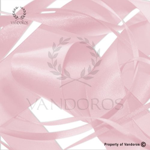 RIBBON POLY SATIN POWDER PINK 10MM — illustrative reference; actual product differs as described