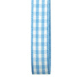 BABY BLUE GINGHAM RIBBON, 10MM X 3M — illustrative reference; actual product differs as described