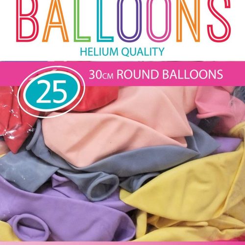 Assorted - 25 x 30cm Pastel Macaron Balloons