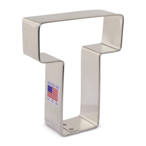 Cookie Cutter Letter T 3in — illustrative reference; actual product differs as described