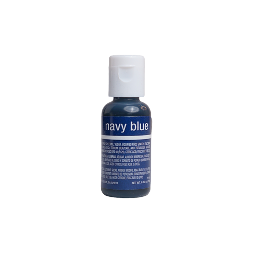 Chefmaster Navy Blue Liqua-Gel food colouring bottle, 0.7oz