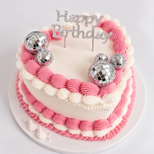 Diamante Happy Birthday Cake Topper